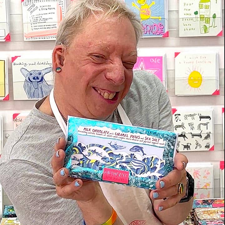 Swim with Whales, Milk Chocolate Bar With Caramel & Sea Salt