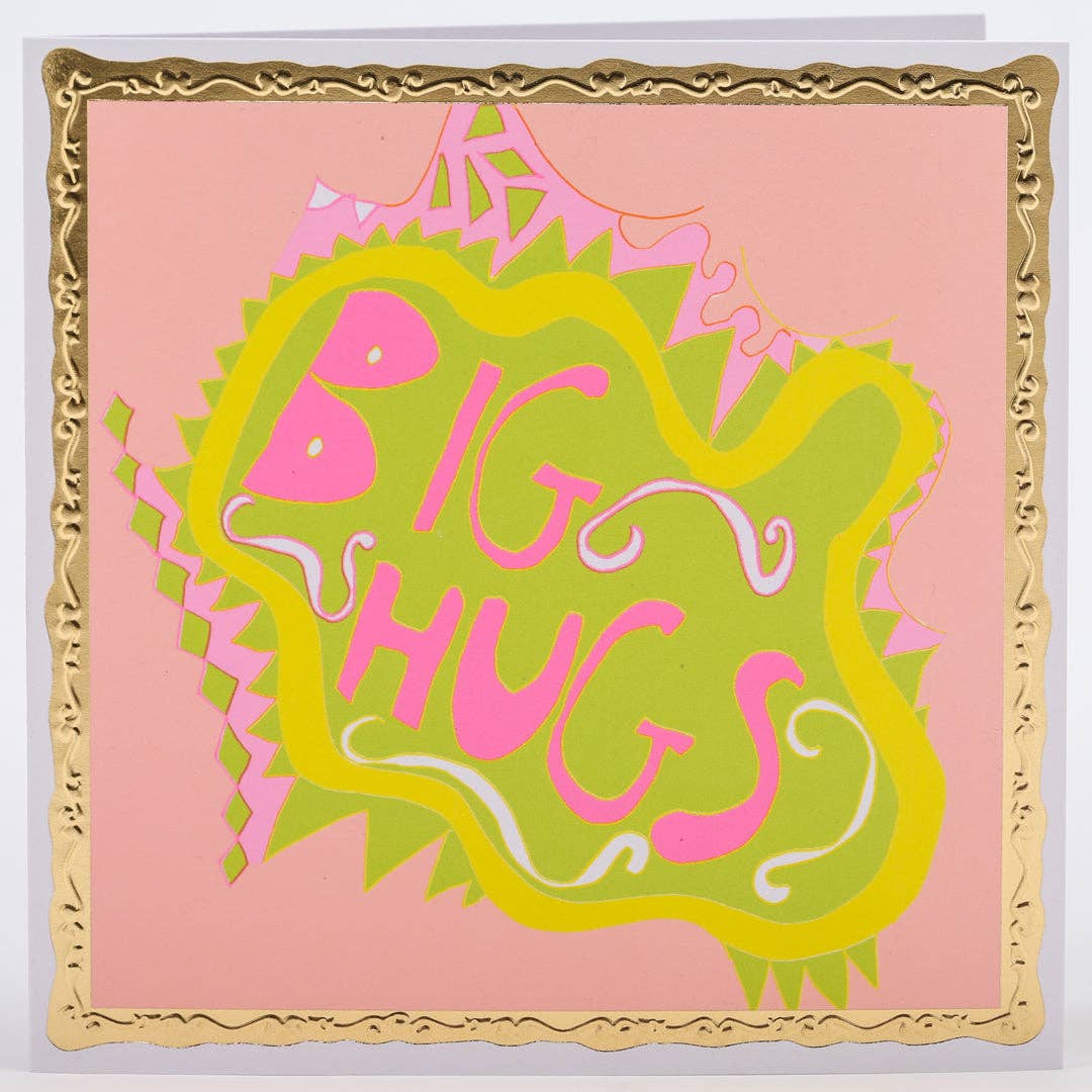 Big Hugs, Greetings Card