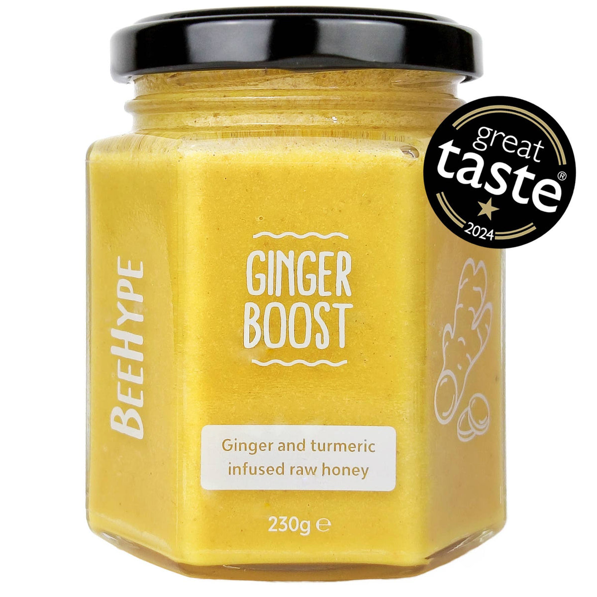 Ginger Boost Honey - Superfood blend with ginger &  turmeric