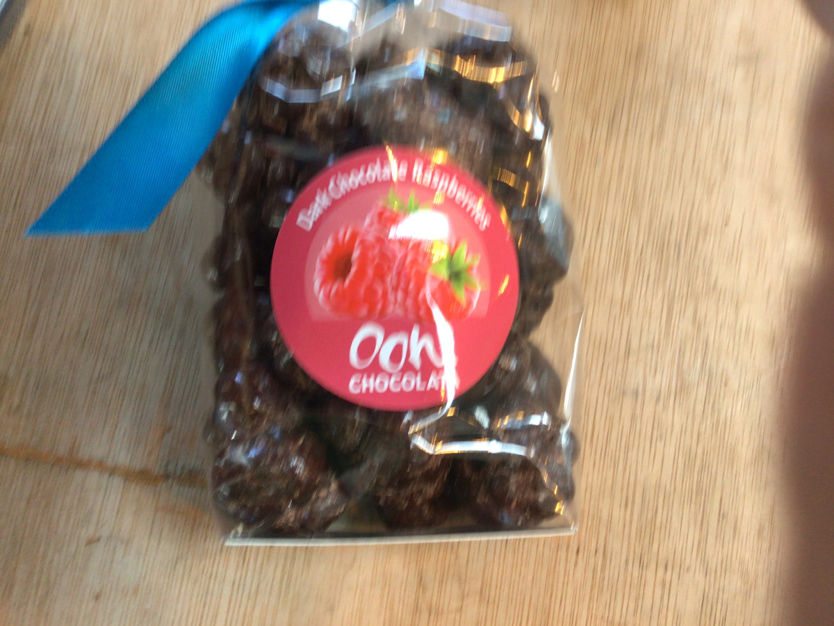 Dark Chocolate Raspberries