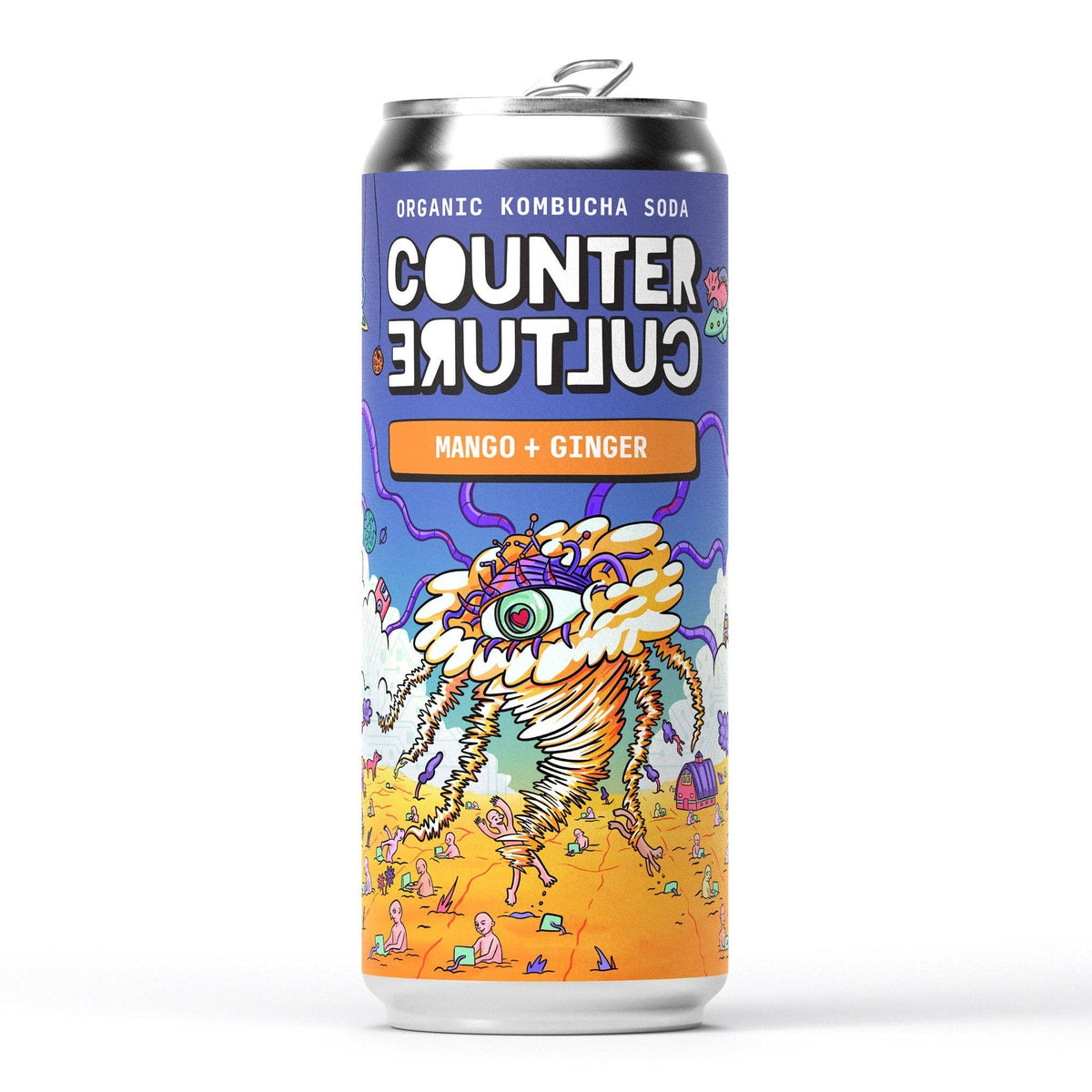 Counter Culture - Mango + Ginger Organic Kombucha Soda 330ml
