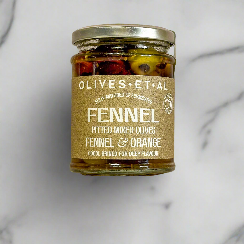 Fennel & Orange Pitted Mixed Olives