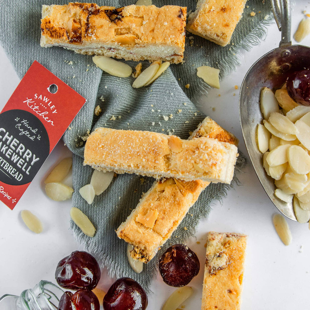 Cherry Bakewell Shortbread - Yorkshire Biscuits