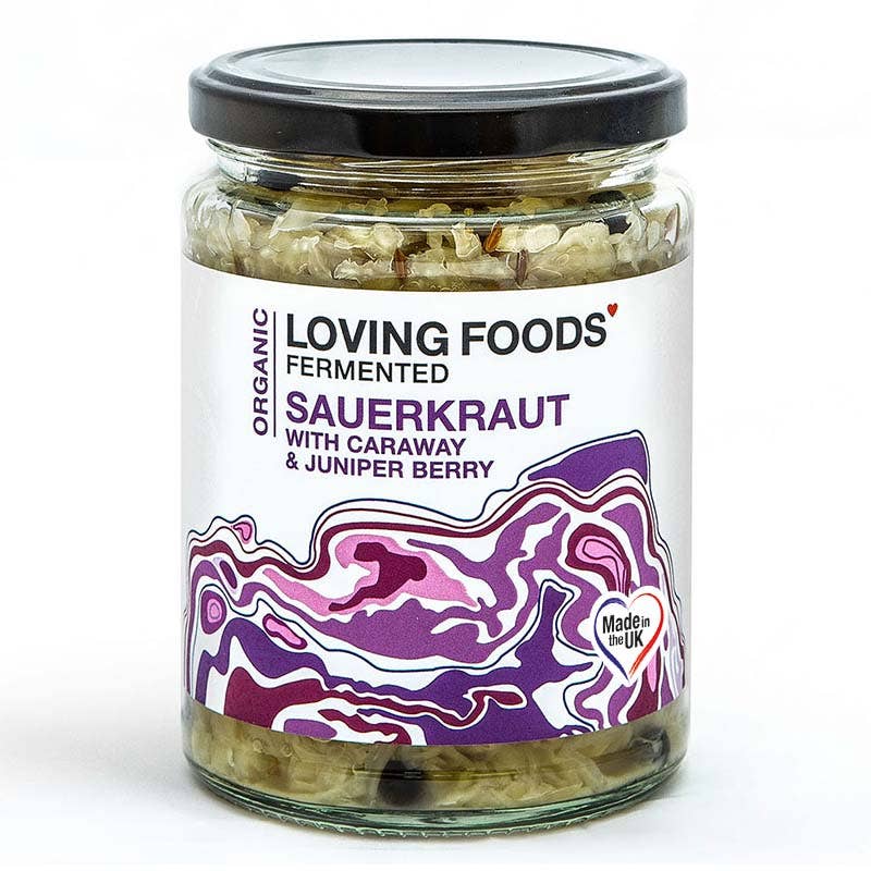 Organic Sauerkraut - Caraway & Juniper Berry: 475g