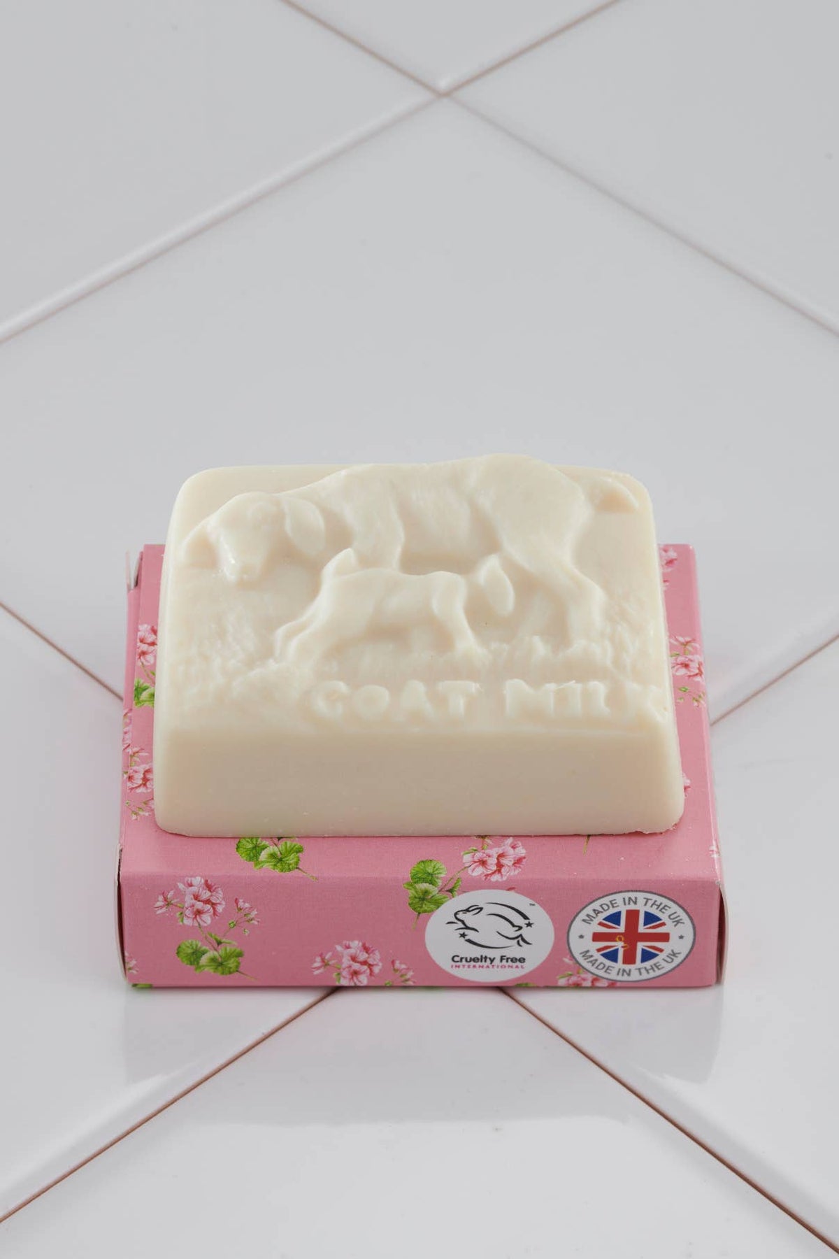 Goats Milk Soap Bar (Geranium) 100% NATURAL