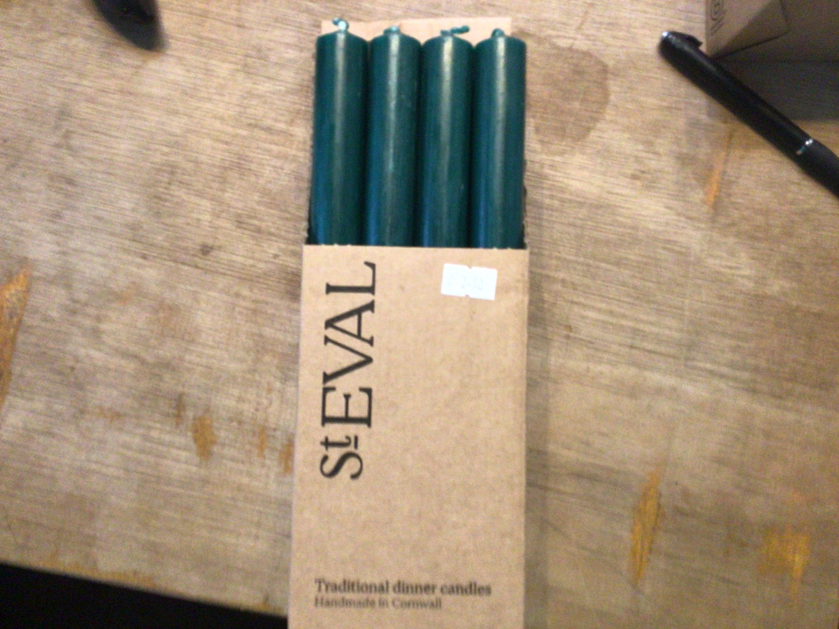 Traditional Dinner Candles (Woodland Green)