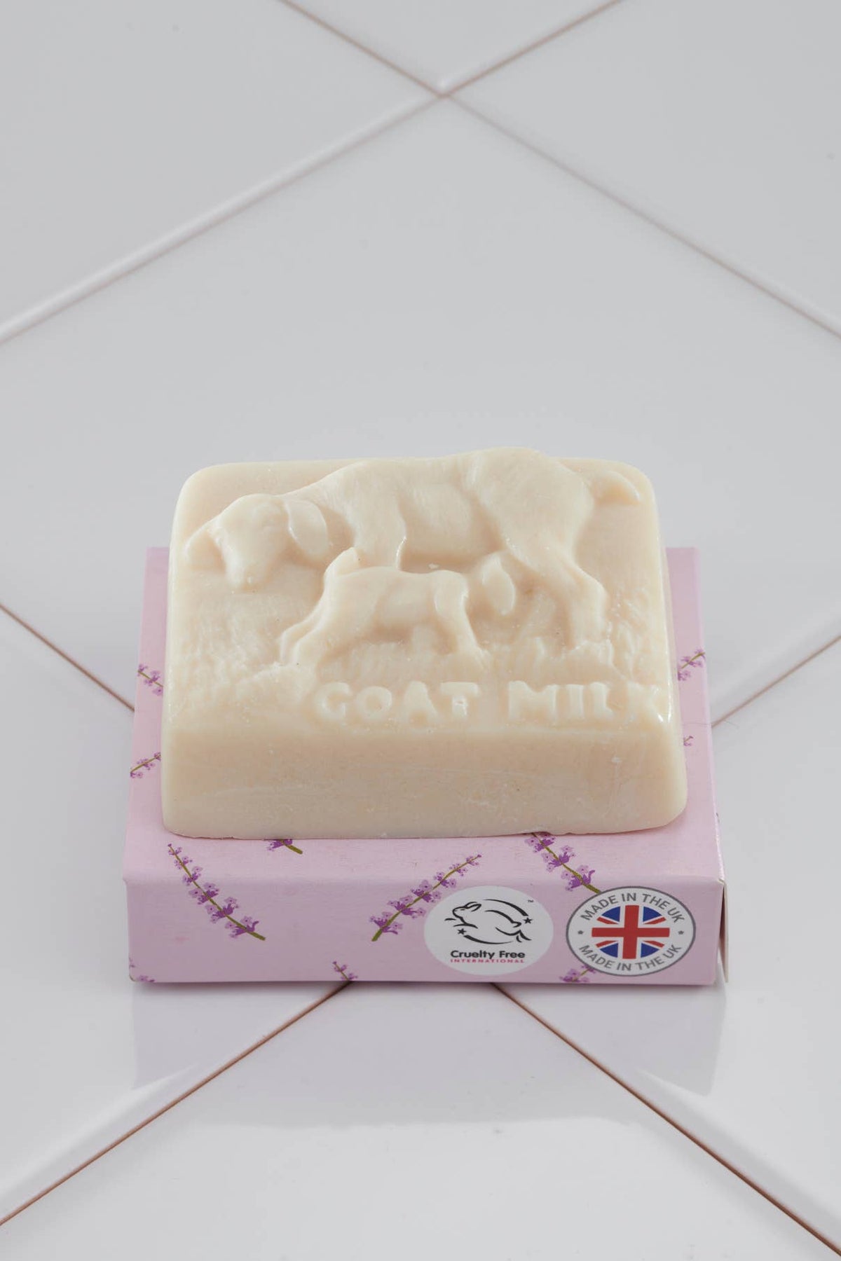 Goats Milk Soap Bar, (Lavender)100g   100% NATURAL: Lavender