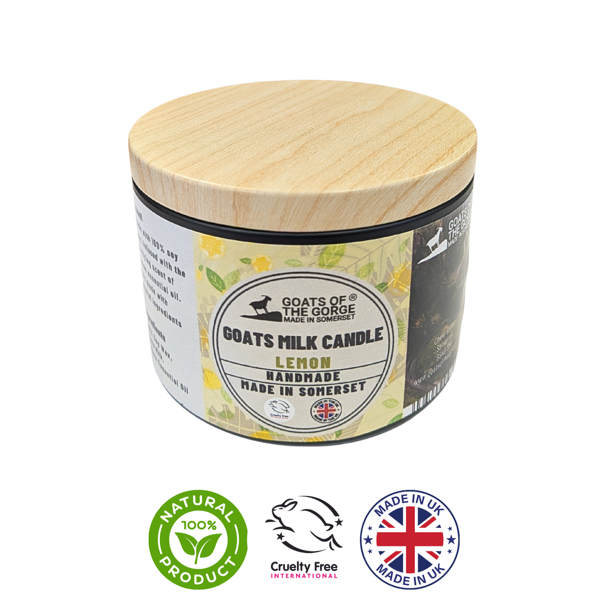 Deluxe Goats milk Candles by Goats of the Gorge Ltd 275ml: Lavender