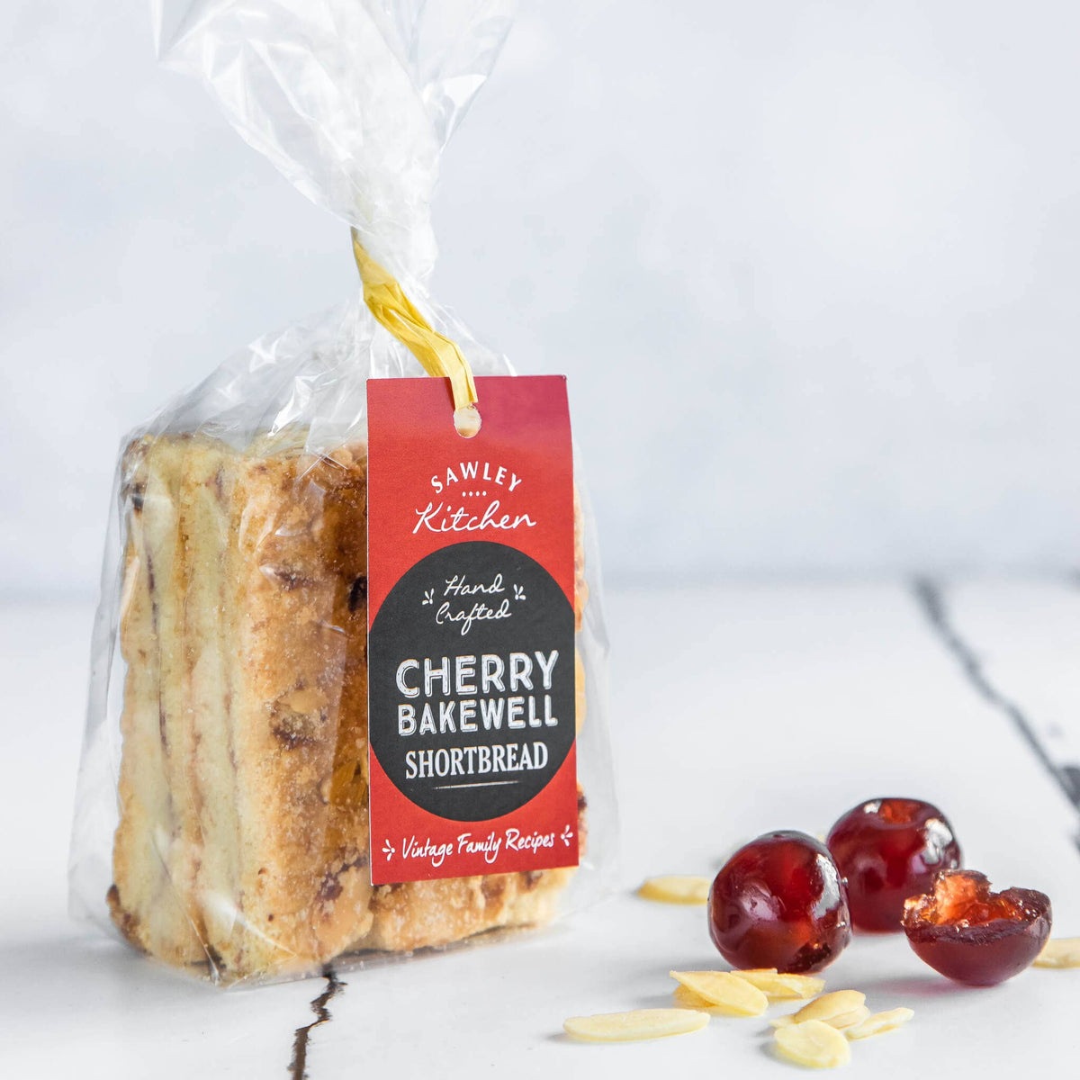 Cherry Bakewell Shortbread - Yorkshire Biscuits