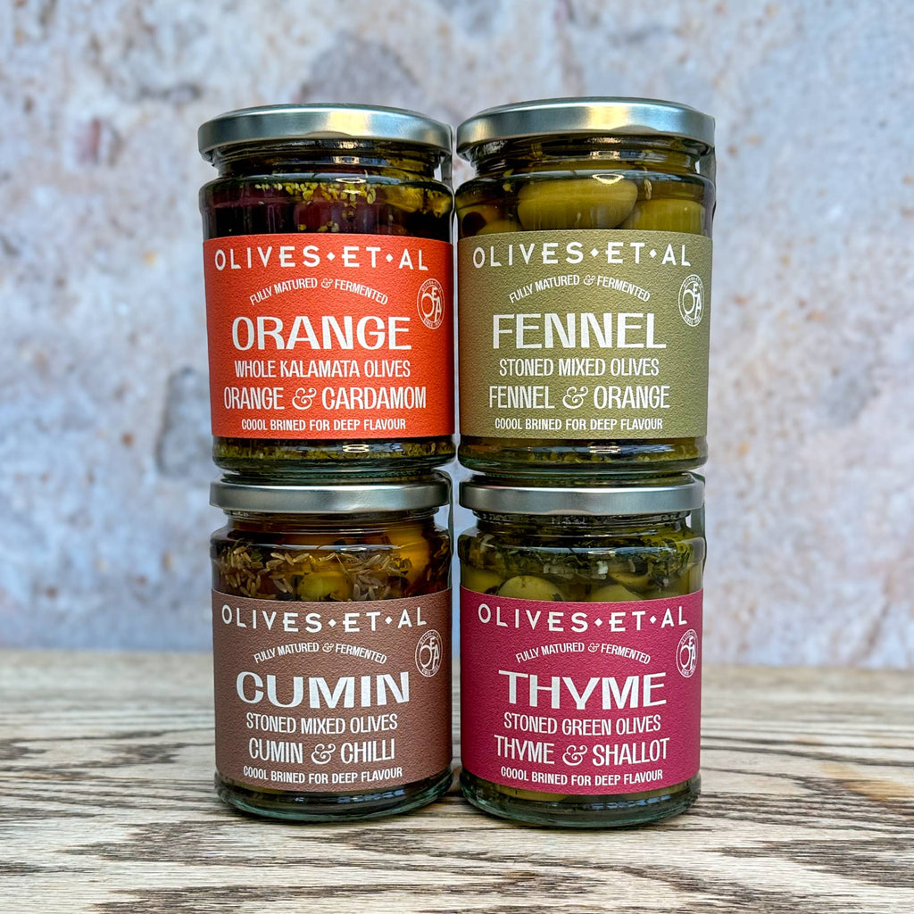 Fennel & Orange Pitted Mixed Olives