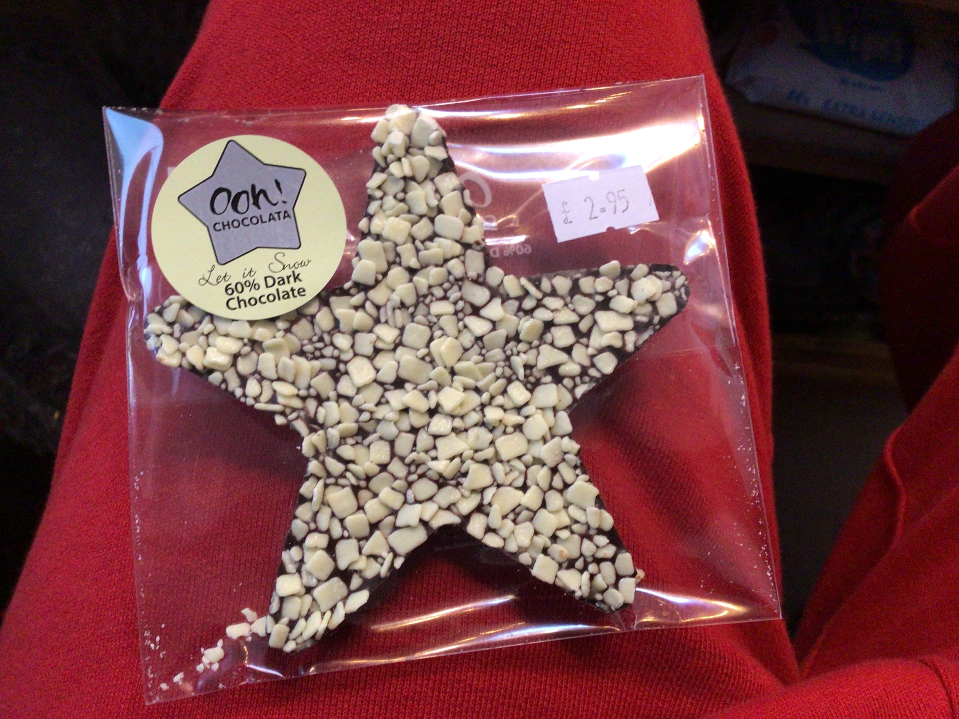 60% dark chocolate star