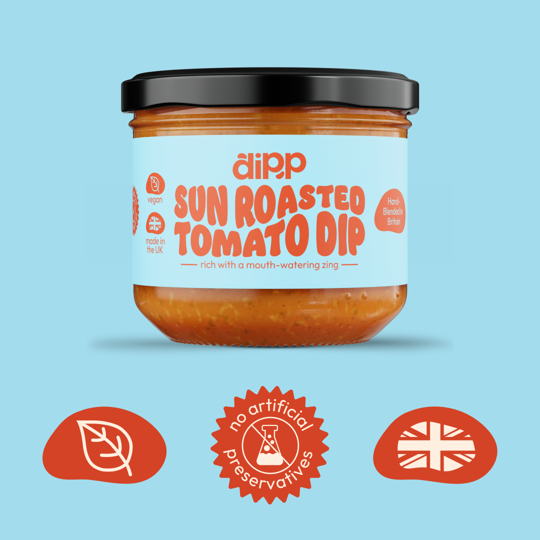 Dipp Sun Roasted Tomato Dip; No Artificial Preservatives