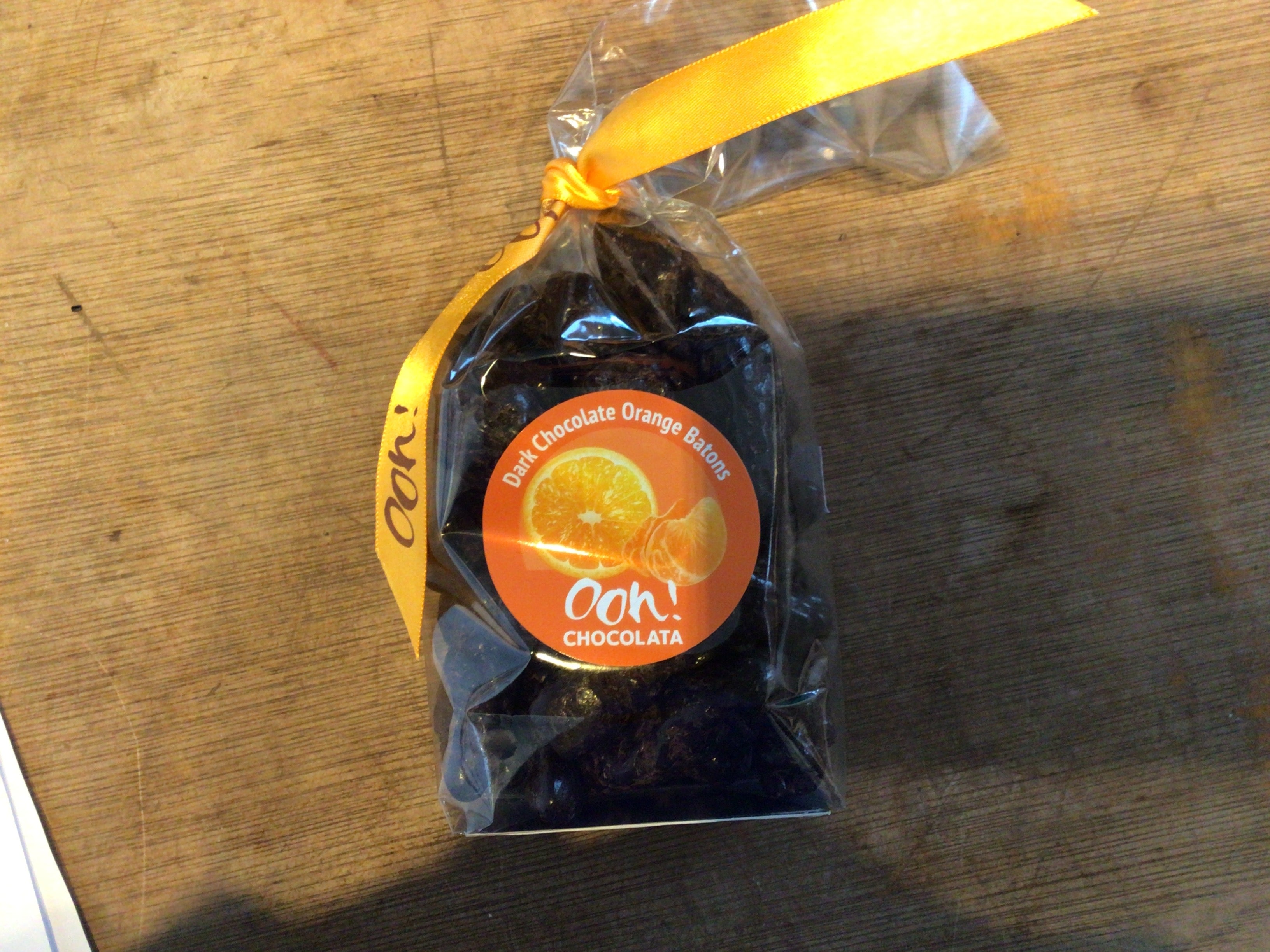 Dark chocolate Orange batons