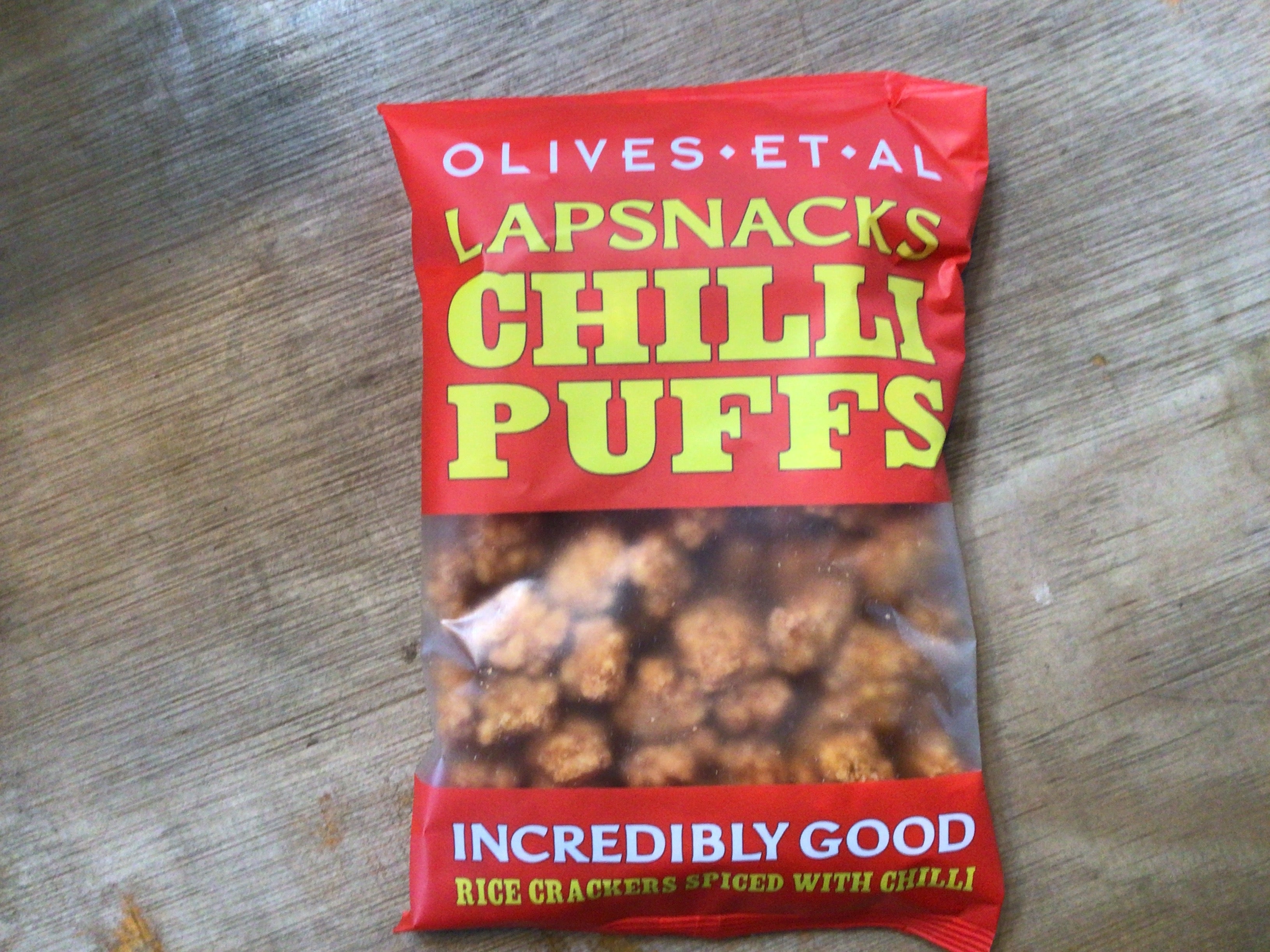 Lapsnacks chilli puffs
