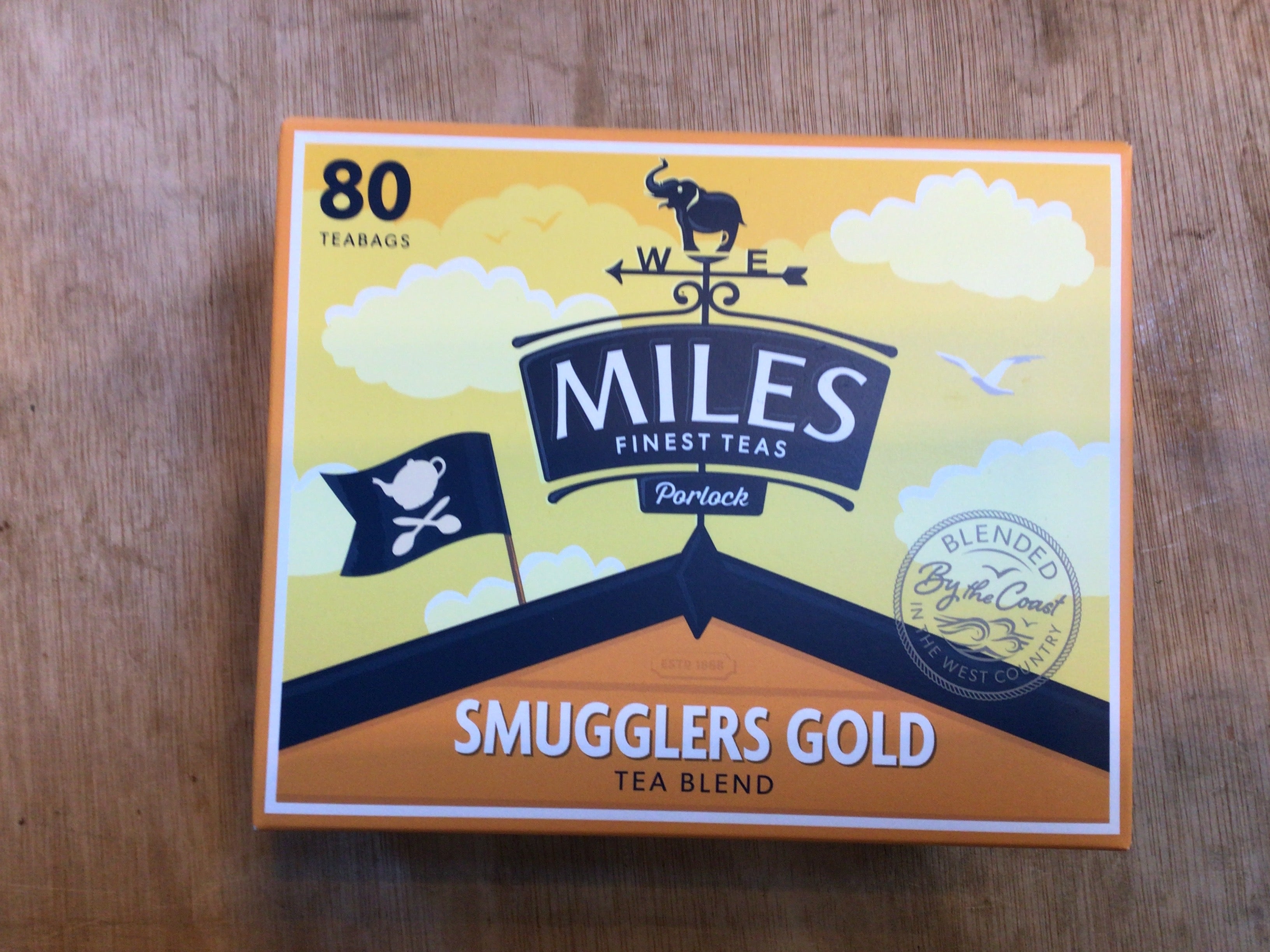 Miles West Country Smugglers Gold 80 Teabags
