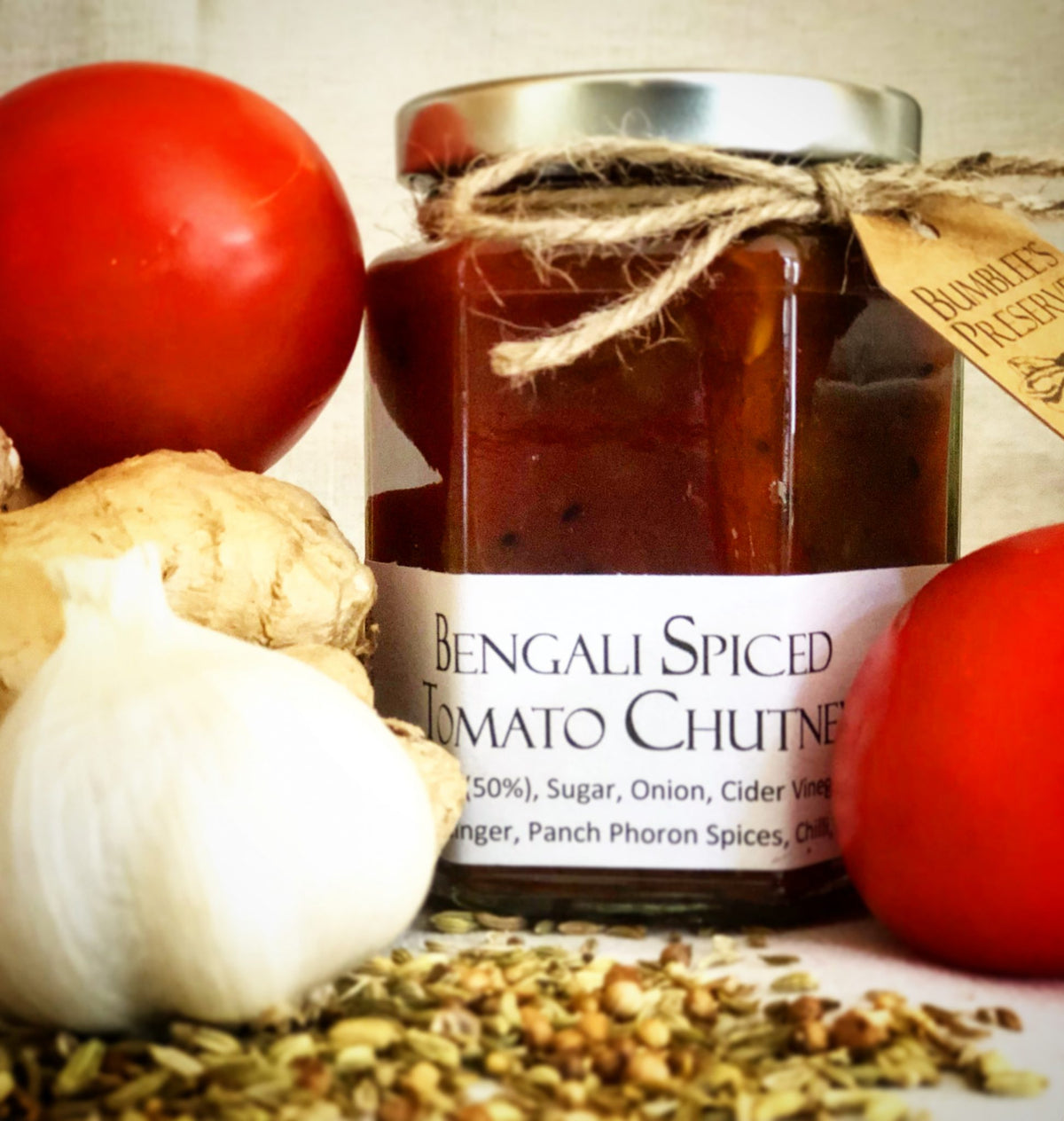 Bengali Spiced Tomato Chutney