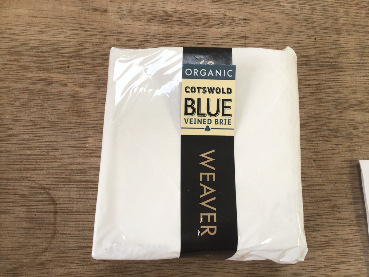 Organic Cotswold blue veined Brie 300g