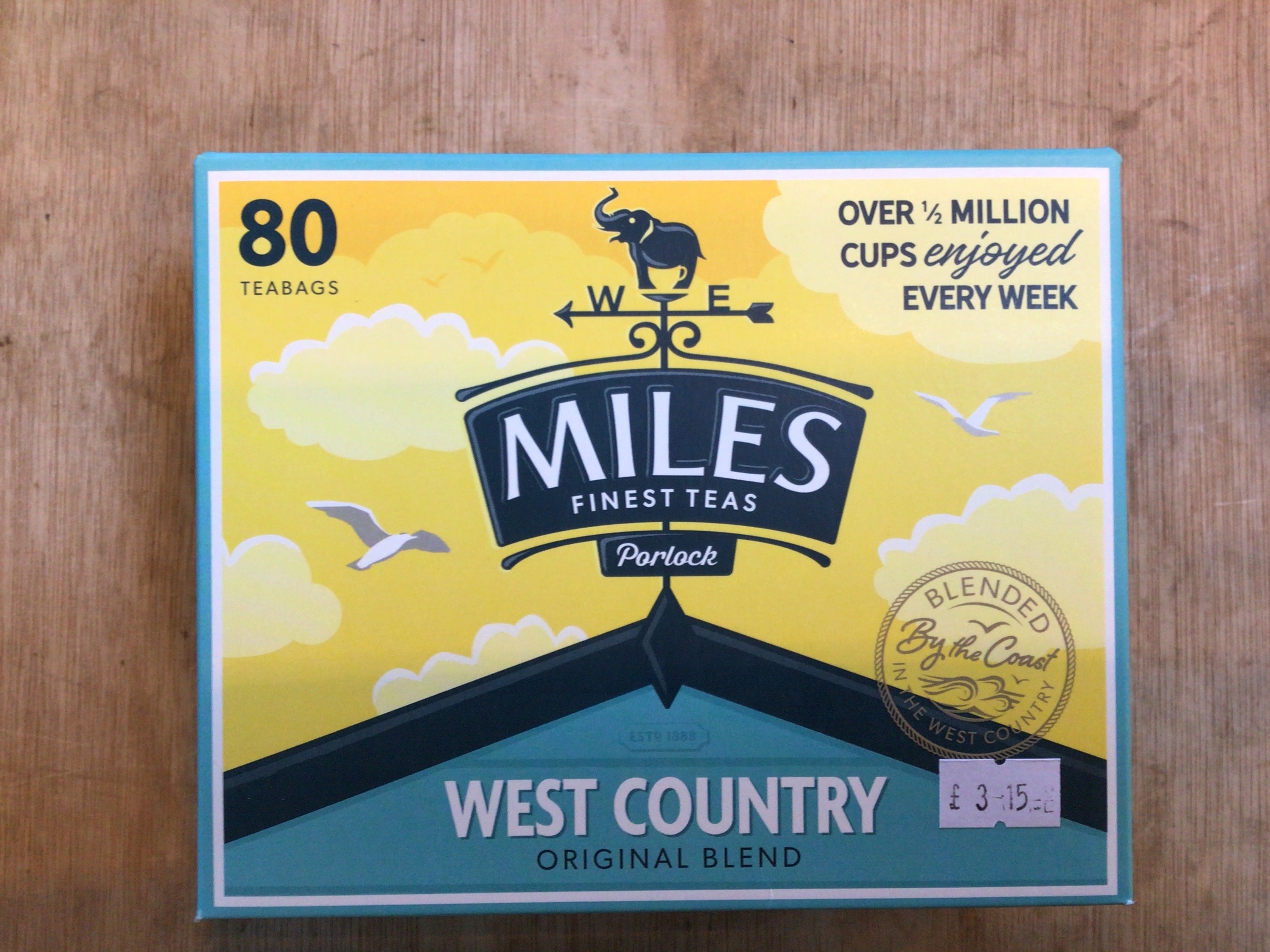 Miles West Country Original Blend 80 Teabags