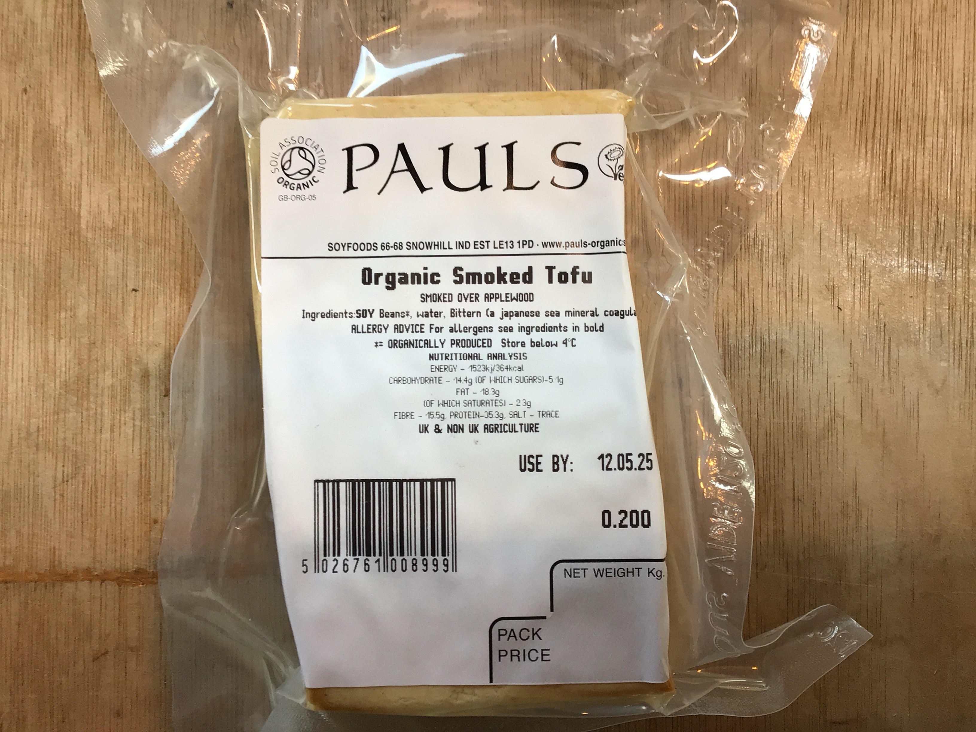 Paul’s Organic Smoked Tofu