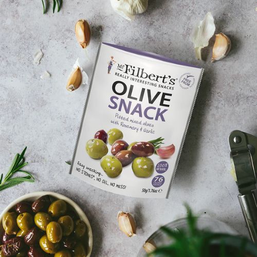 Green & Kalamata Olives with Rosemary & Garlic 50g