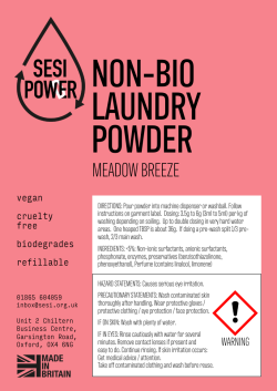 Non-Bio Laundry Liquid