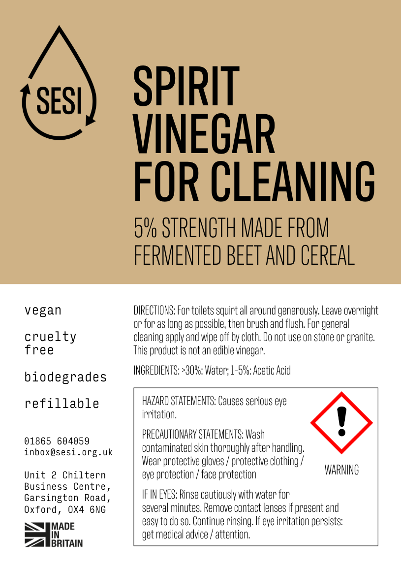 Spirit Vinegar for Cleaning