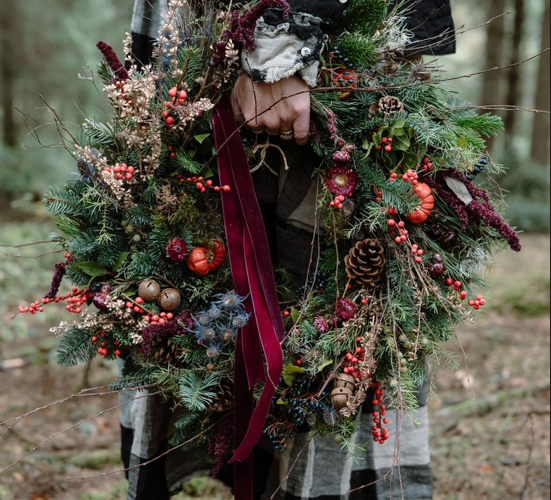 The Yuletide Wreath - LOCAL DELIVERY & COLLECTION