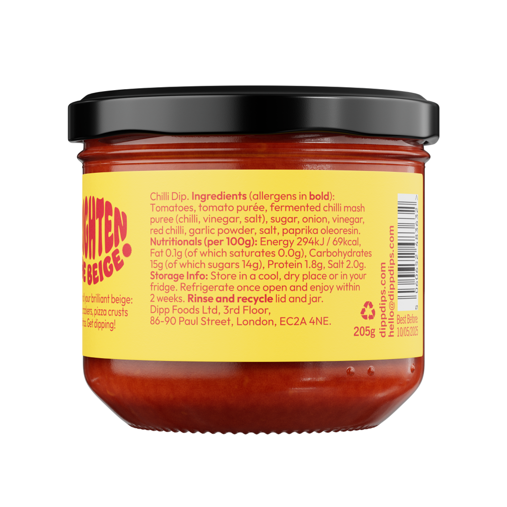 Dipp Spicy Sriracha Chilli Dip; No Artificial Preservatives