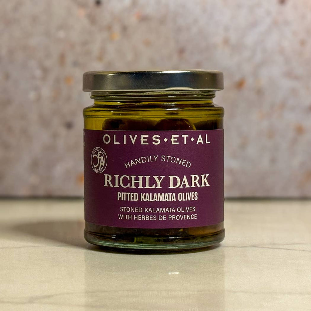 Richly Dark Pitted Kalamata Olives 180g