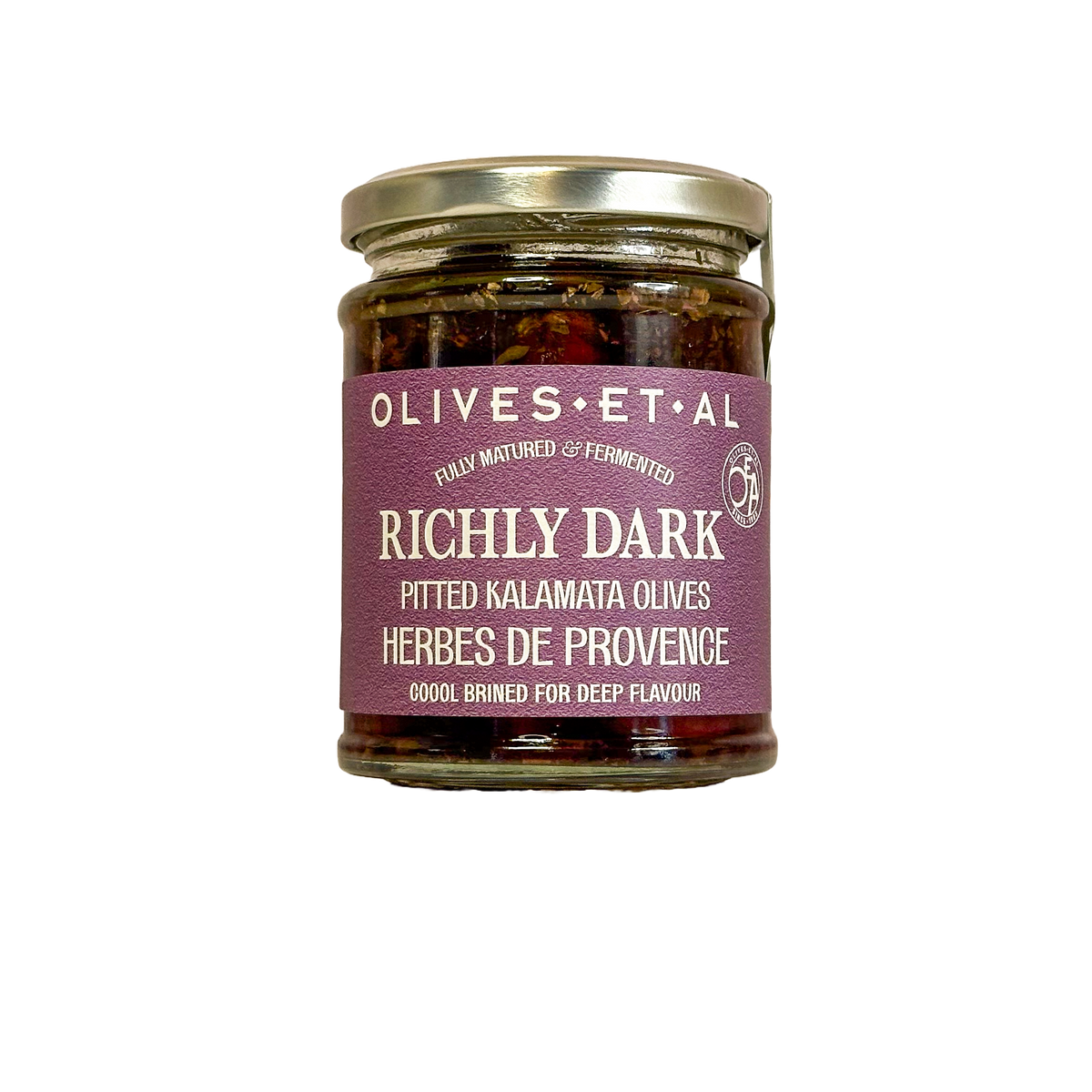 Richly Dark Pitted Kalamata Olives with Herbes de Provence