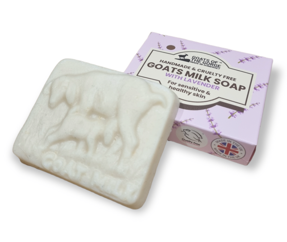 Goats Milk Soap Bar, (Lavender)100g   100% NATURAL: Lavender