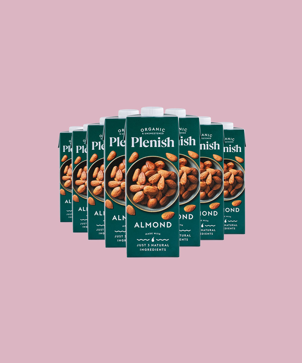 Plenish - Organic Almond Milk 8 x 1L