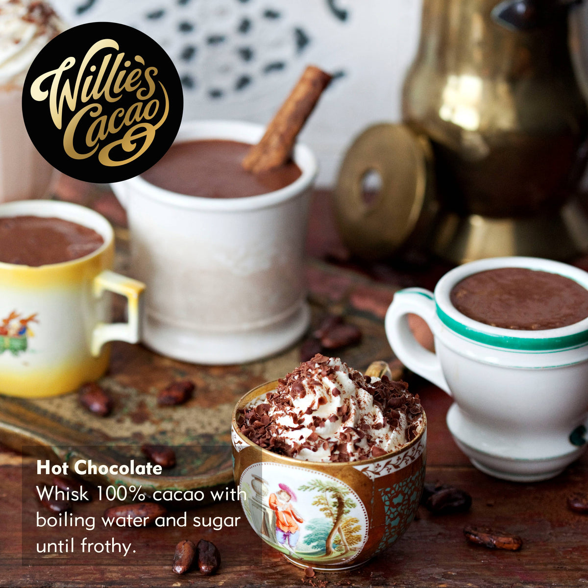 100% Chulucanas Cacao. Notes of raisins & plums. Vegan. 180g