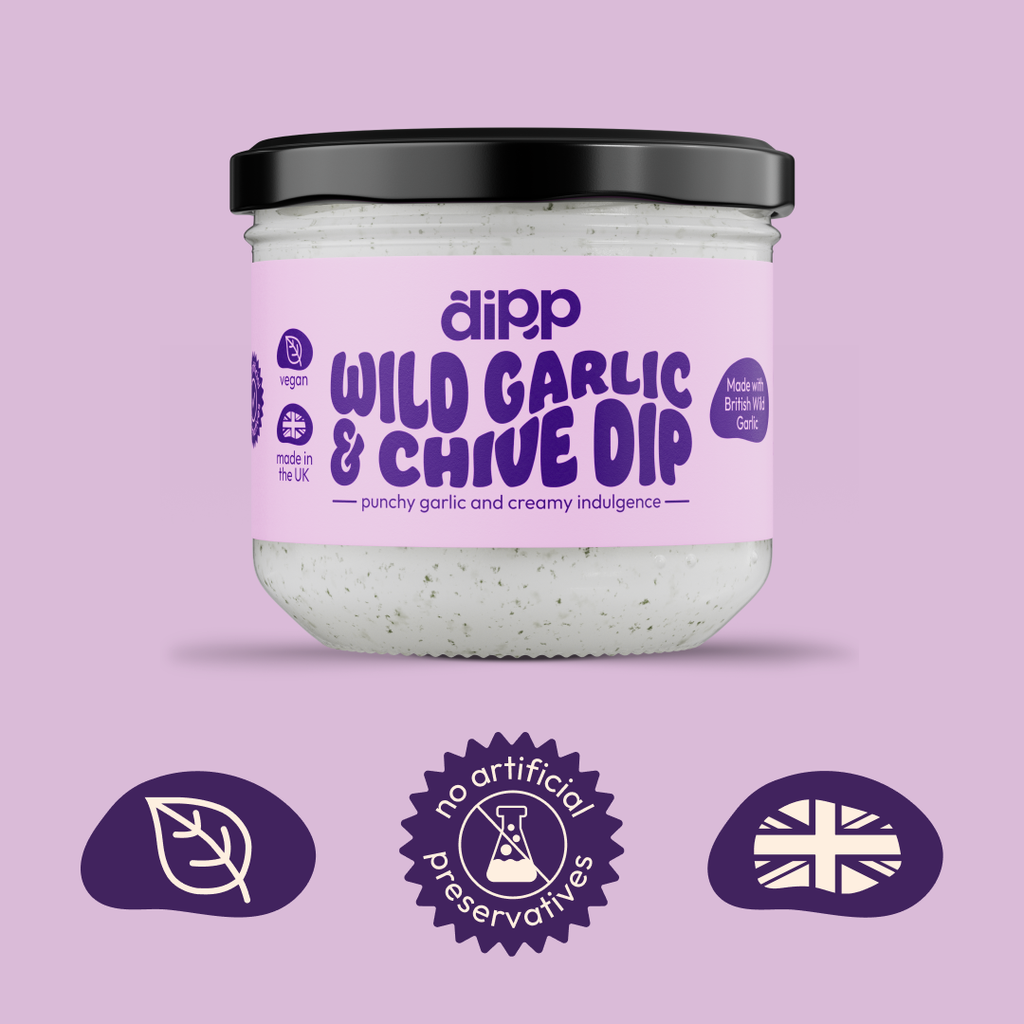 Dipp Wild Garlic & Chive Dip; No Artificial Preservatives