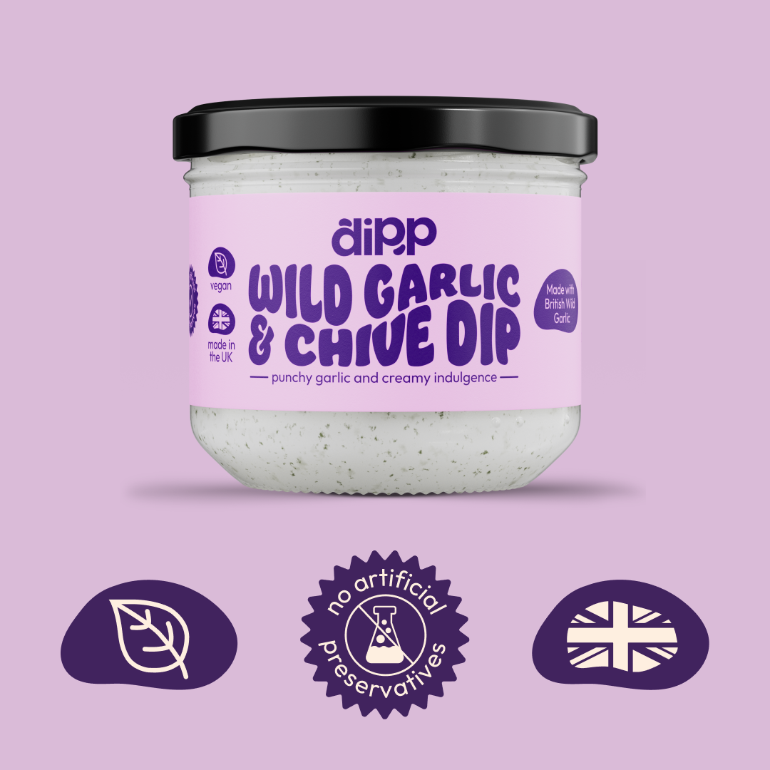 Dipp Wild Garlic & Chive Dip; No Artificial Preservatives