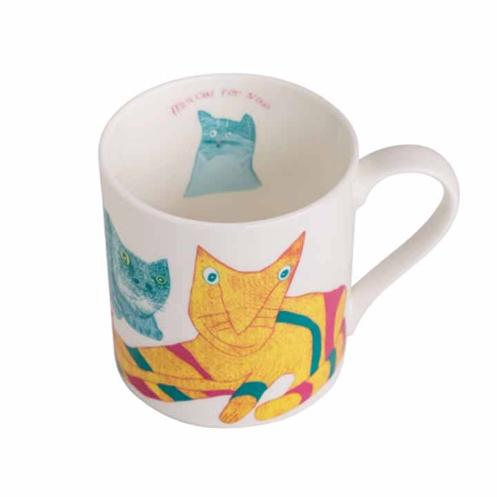 Miaow For Now, Fine Bone China Cat Mug