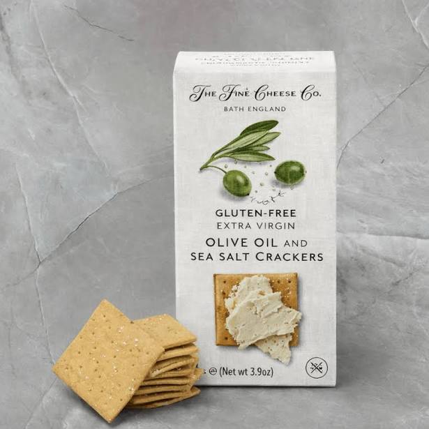 Gluten Free Extra Virgin Olive Oil and Sea Salt Crackers
